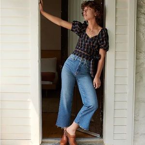 Madewell perfect vintage cropped wide leg